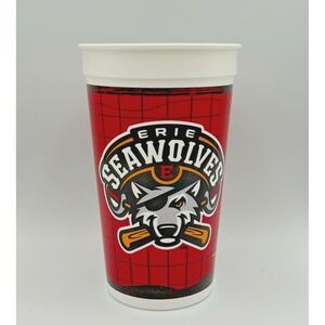 Erie Seawolves AA Baseball UPMC Park Large Collectors Cup Red with Logo